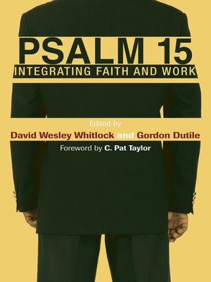 cover image of Psalm 15